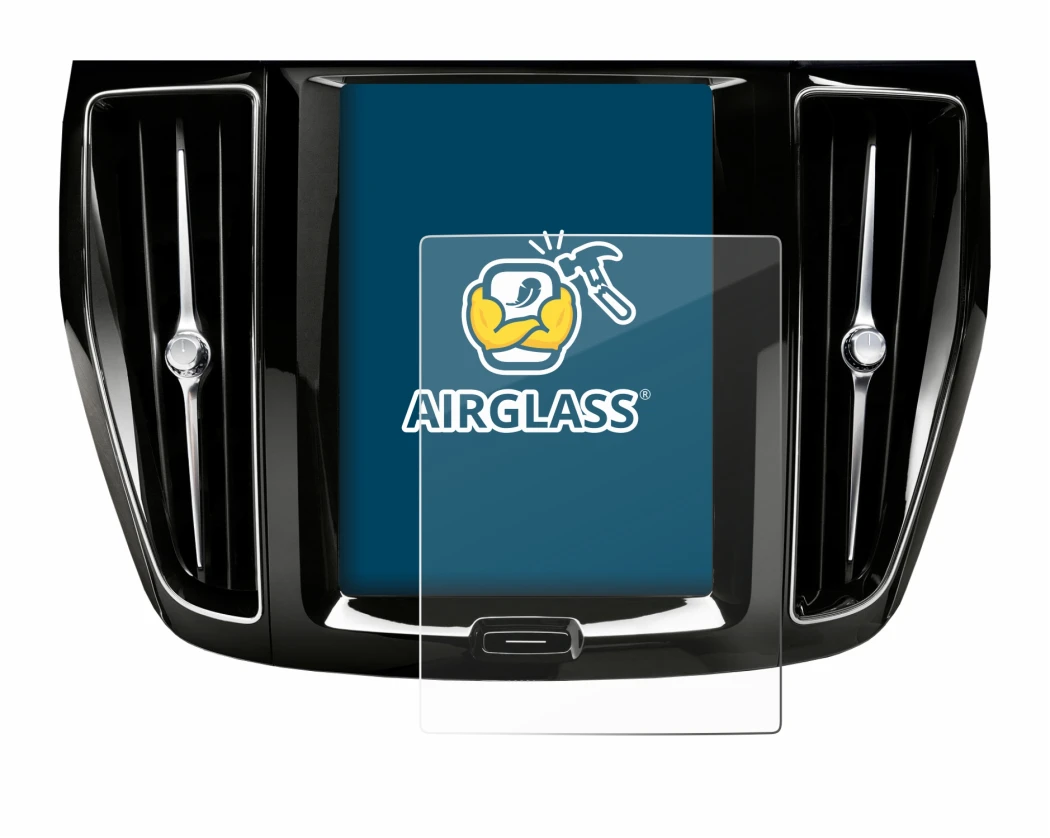 Immagine del dispositivo Volvo V60 Sensus Connect 2019-2020 con un'ampia varietà di protezioni per lo schermo.