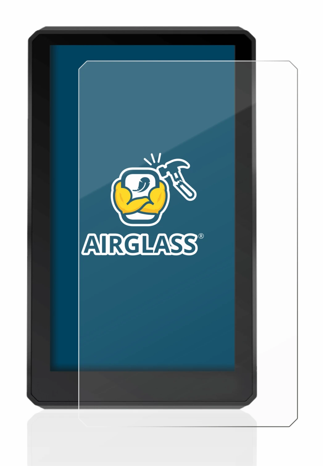 Immagine del dispositivo Garmin zumo XT con un'ampia varietà di protezioni per lo schermo.