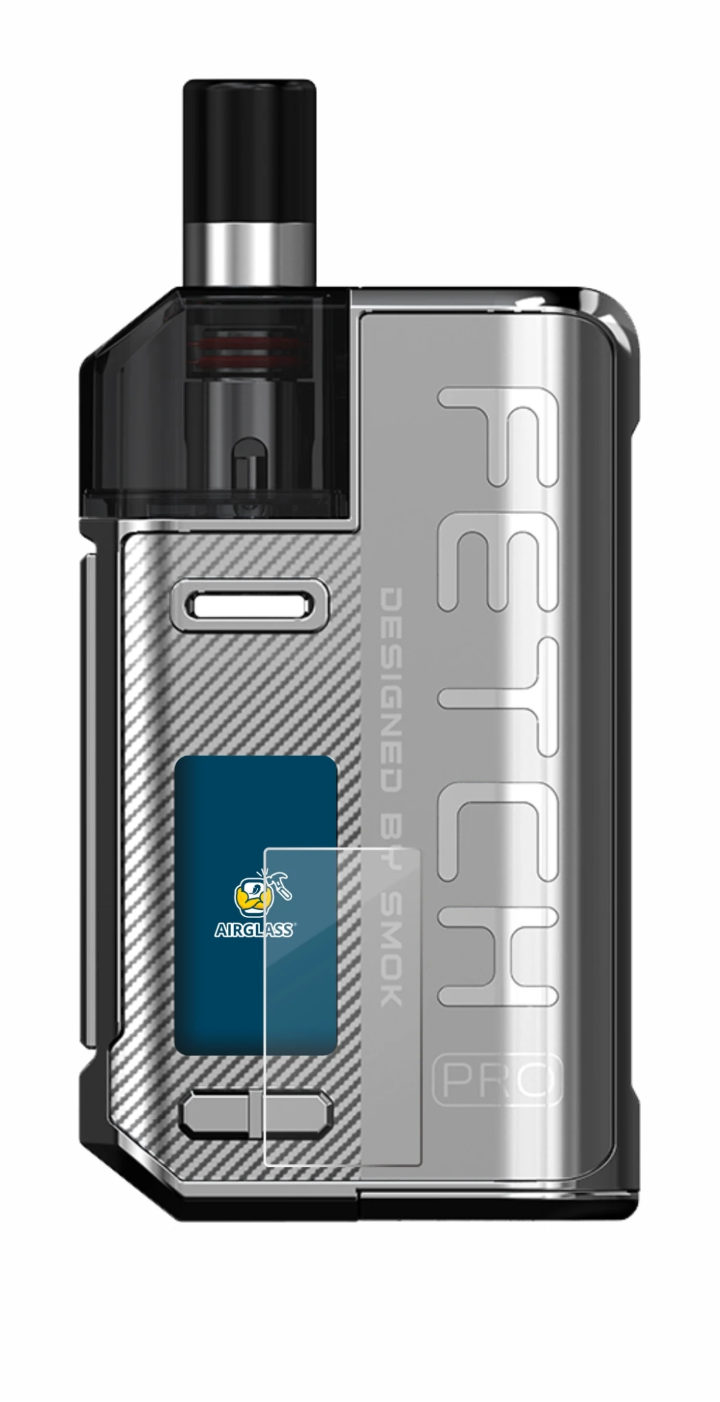Immagine del dispositivo Smok Fetch 80W Pro con un'ampia varietà di protezioni per lo schermo.