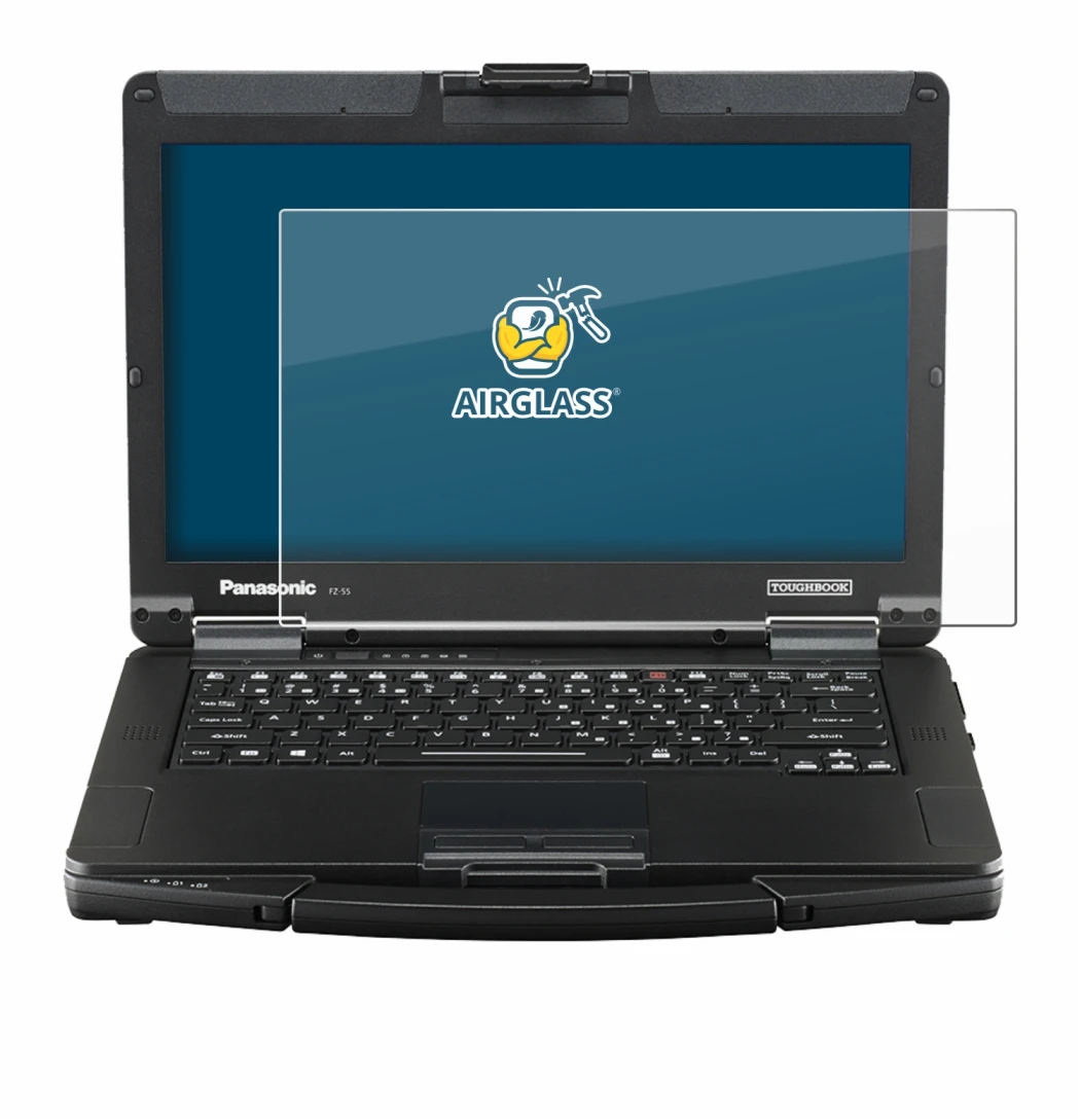 Immagine del dispositivo Panasonic Toughbook FZ-55 Full HD con un'ampia varietà di protezioni per lo schermo.