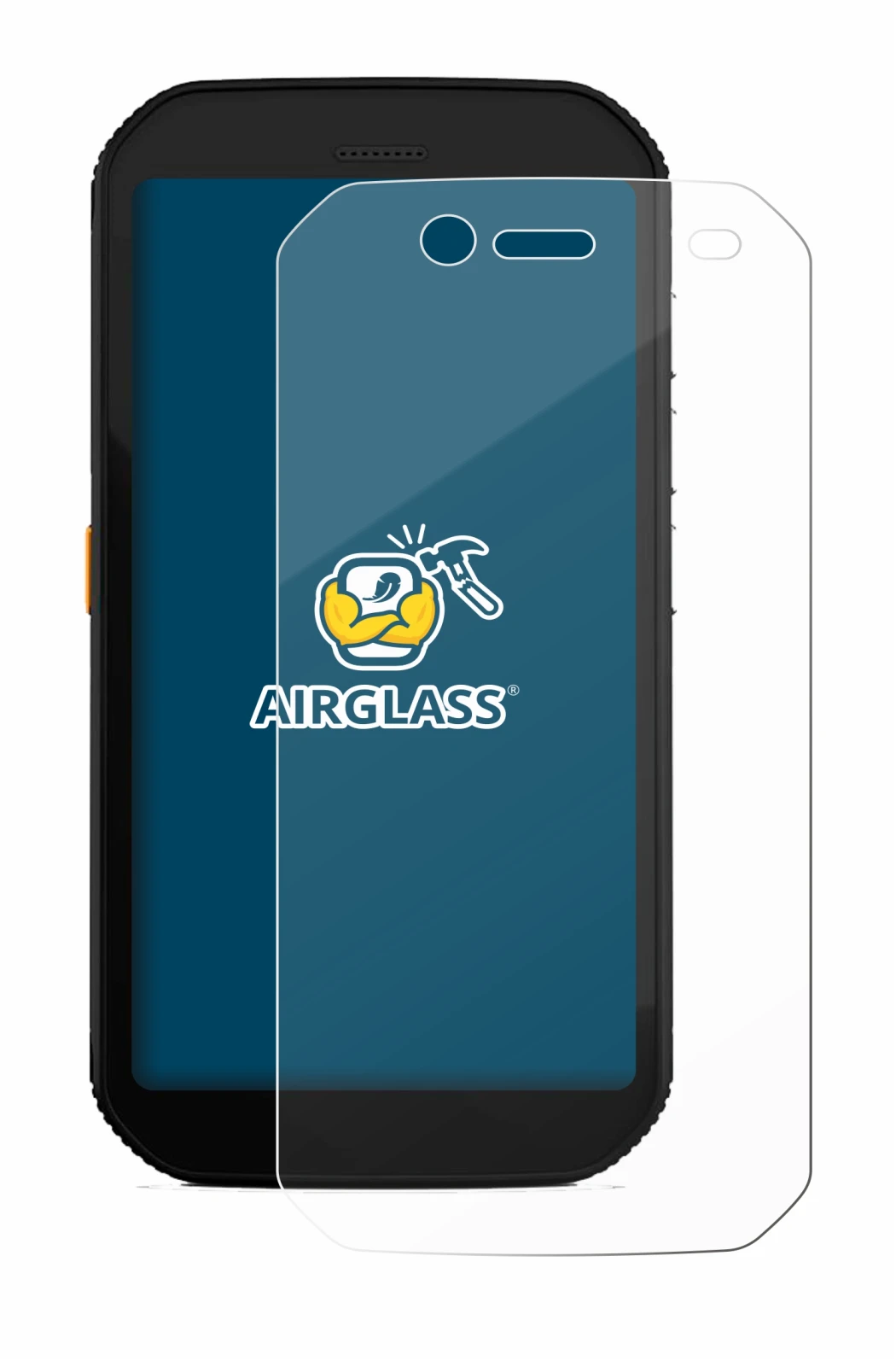 Immagine del dispositivo Caterpillar Cat S42 H+ con un'ampia varietà di protezioni per lo schermo.