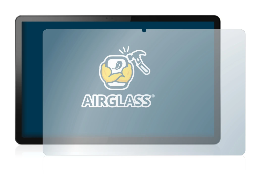 Immagine del dispositivo Lenovo Tab P11 5G con un'ampia varietà di protezioni per lo schermo.