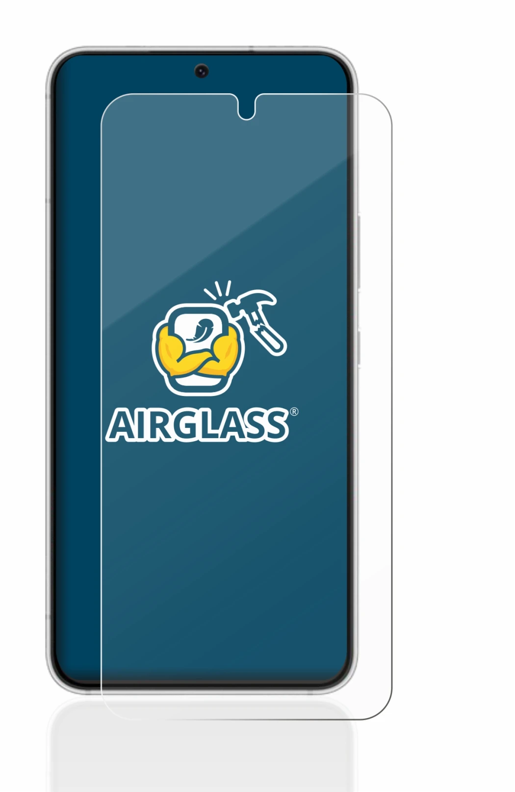 Immagine del dispositivo Samsung Galaxy S22 5G con un'ampia varietà di protezioni per lo schermo.