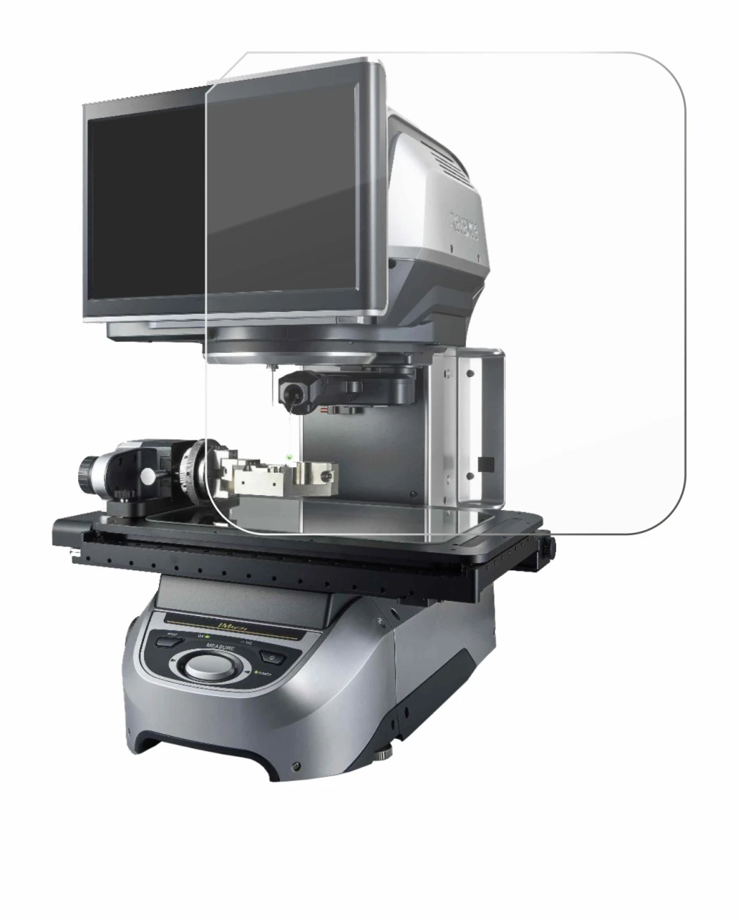 Immagine del dispositivo Keyence IM-7020 Piano in vetro con un'ampia varietà di protezioni per lo schermo.