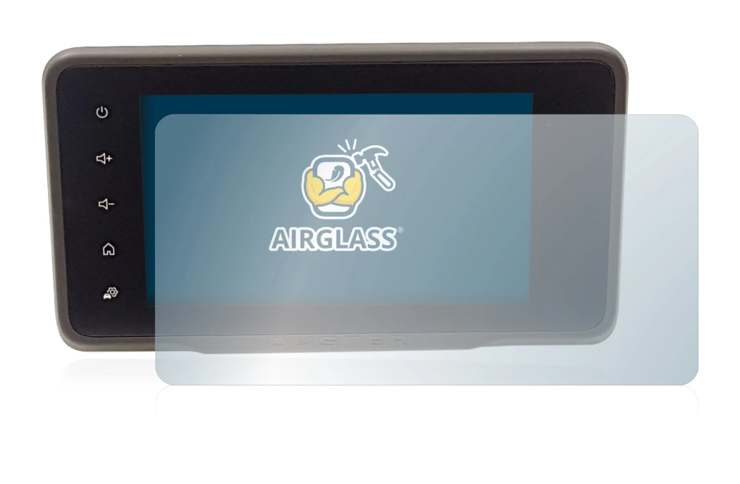 Immagine del dispositivo Dacia Duster 2 MediaDisplay con un'ampia varietà di protezioni per lo schermo.