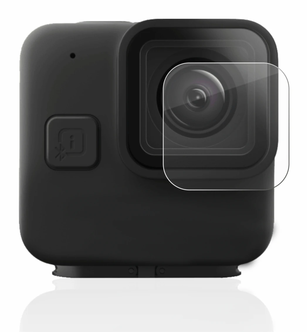Immagine del dispositivo GoPro Hero 11 mini Lente (Cassa) con un'ampia varietà di protezioni per lo schermo.