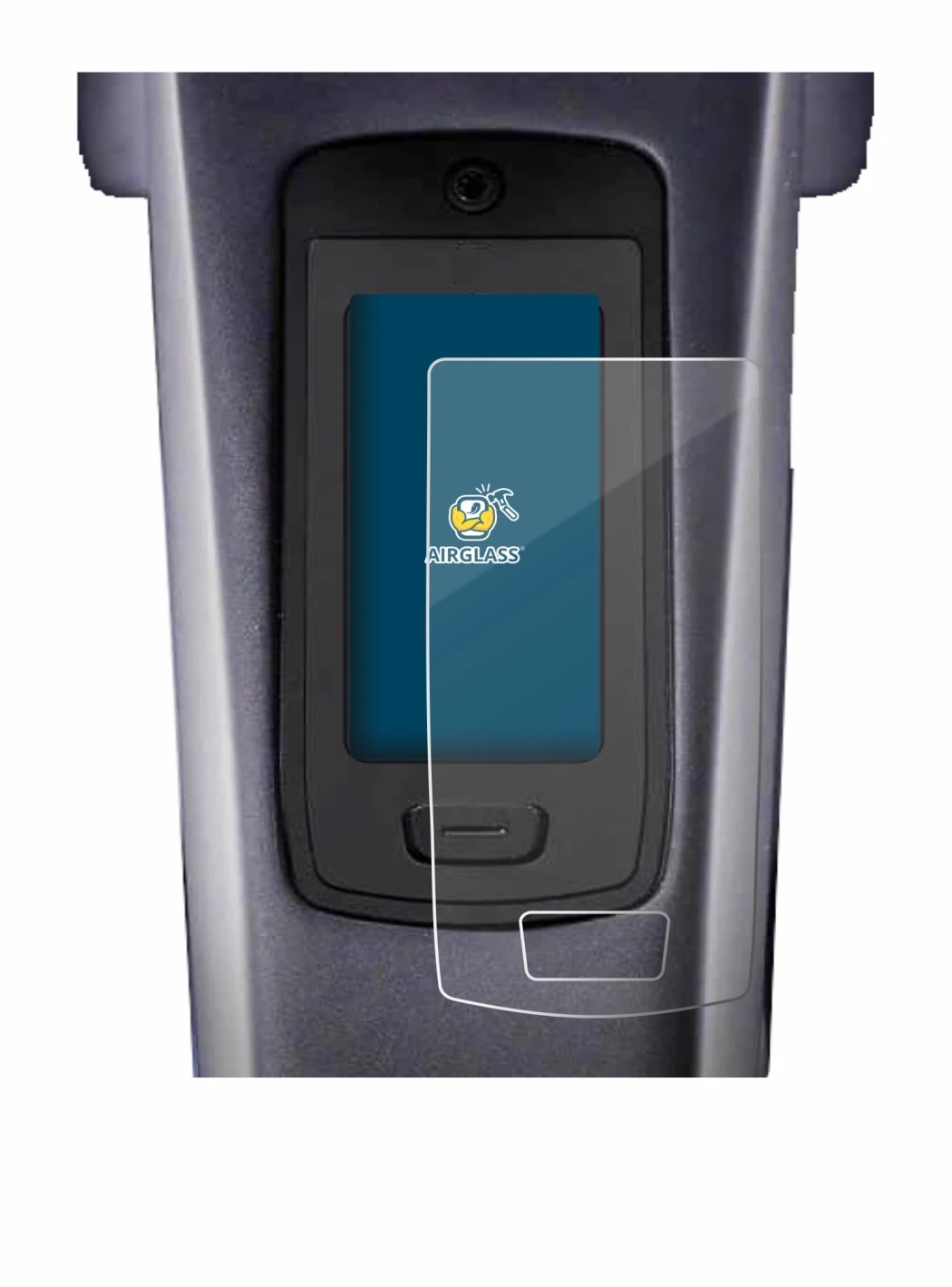 Immagine del dispositivo TQ HPR50 E-Bike System con un'ampia varietà di protezioni per lo schermo.