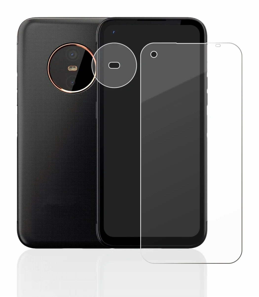 Immagine del dispositivo Gigaset GX6 (Fronte+Fotocamera) con un'ampia varietà di protezioni per lo schermo.