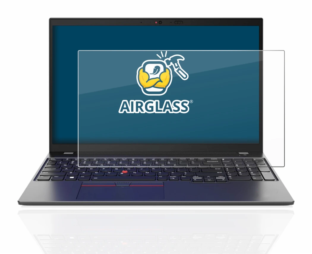 Immagine del dispositivo Lenovo ThinkPad L15 Gen 4 con un'ampia varietà di protezioni per lo schermo.