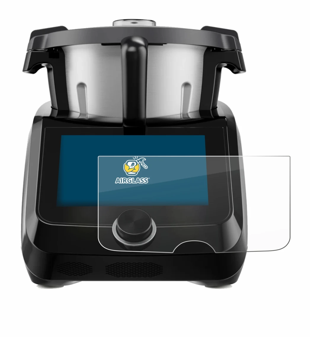 Immagine del dispositivo SilverCrest Monsieur Cuisine Smart BLACK EDITION con un'ampia varietà di protezioni per lo schermo.