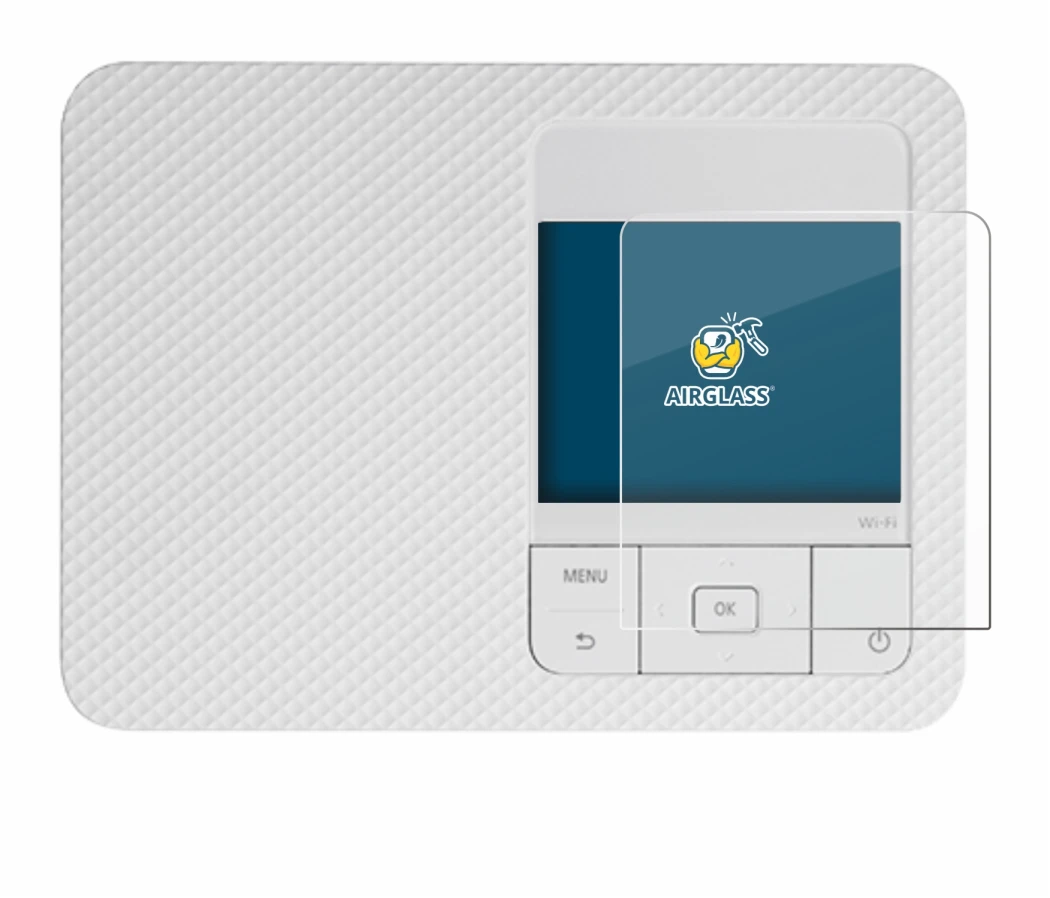 Immagine del dispositivo Canon Selphy CP1500 con un'ampia varietà di protezioni per lo schermo.