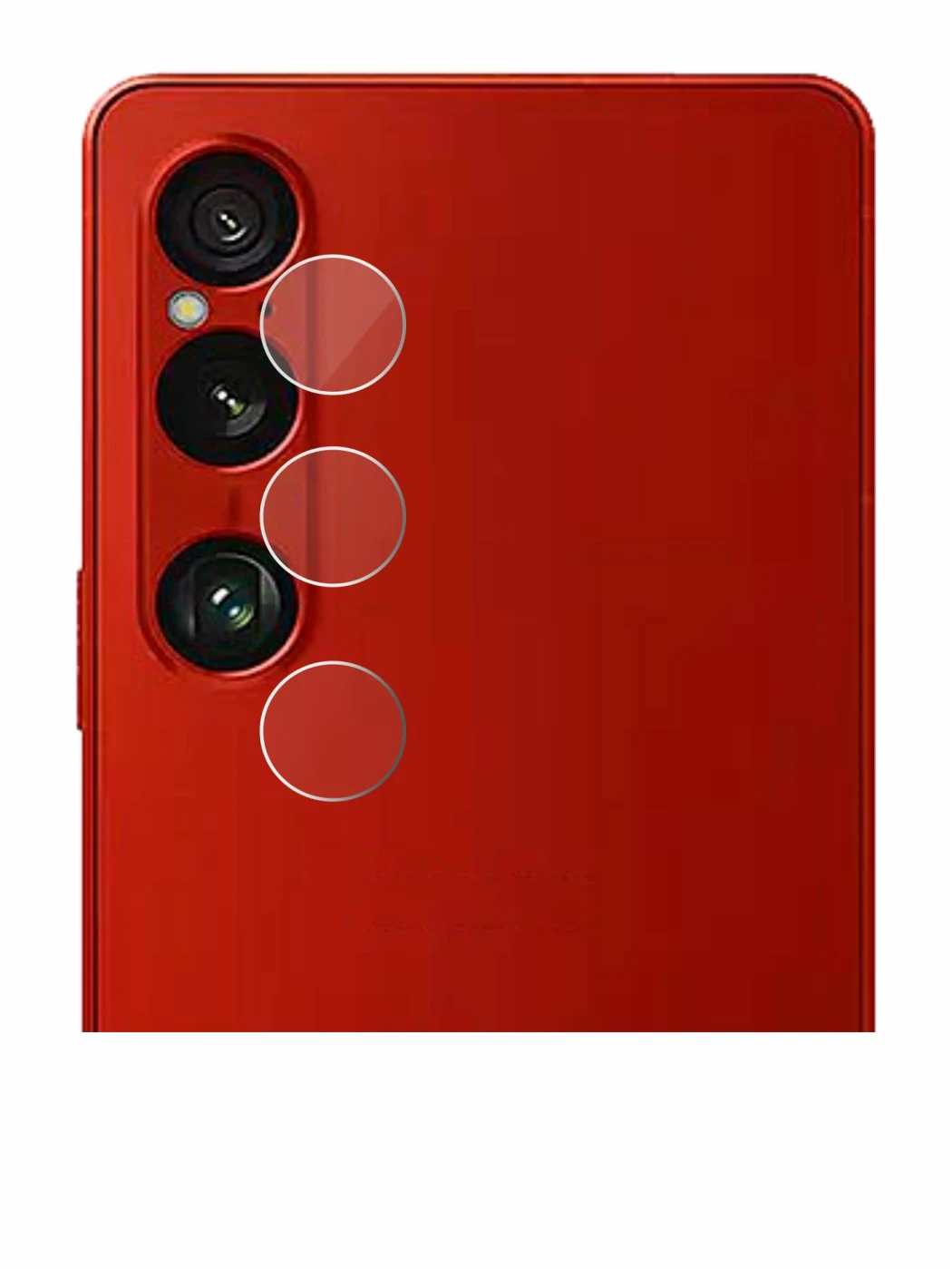 Immagine del dispositivo Sony Xperia 1 VI (SOLO Fotocamera) con un'ampia varietà di protezioni per lo schermo.