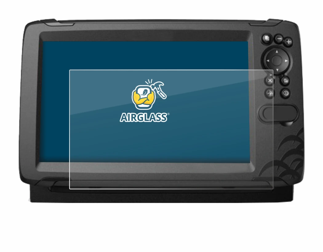 Immagine del dispositivo Lowrance HOOK Reveal 9 con un'ampia varietà di protezioni per lo schermo.