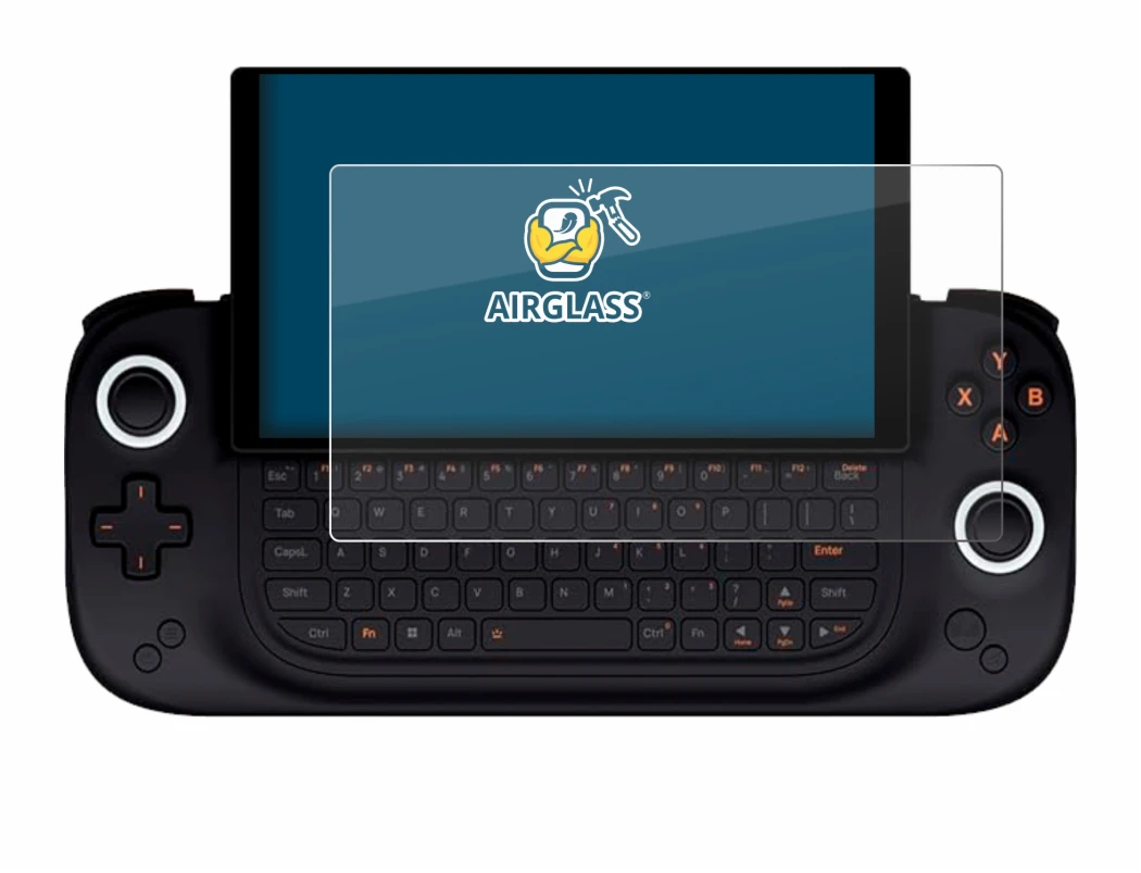 Immagine del dispositivo Ayaneo Slide con un'ampia varietà di protezioni per lo schermo.