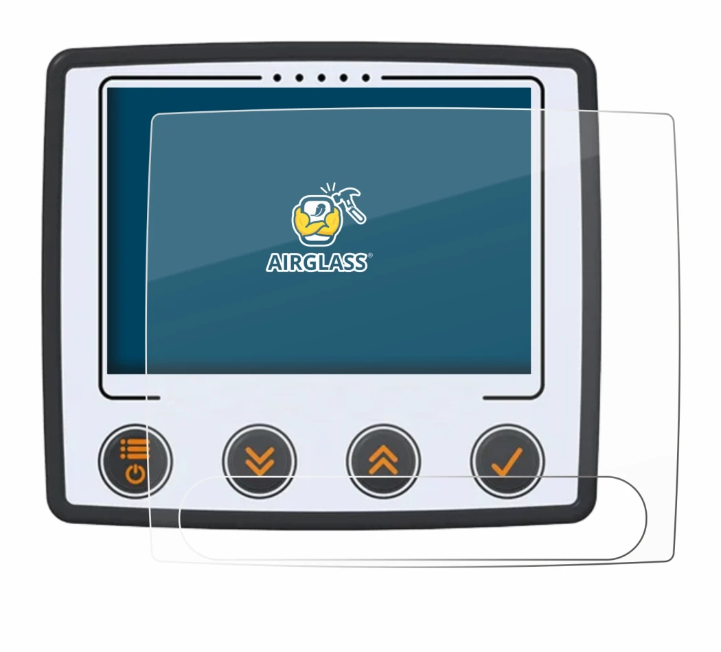 Immagine del dispositivo Skytraxx 5 Mini con un'ampia varietà di protezioni per lo schermo.