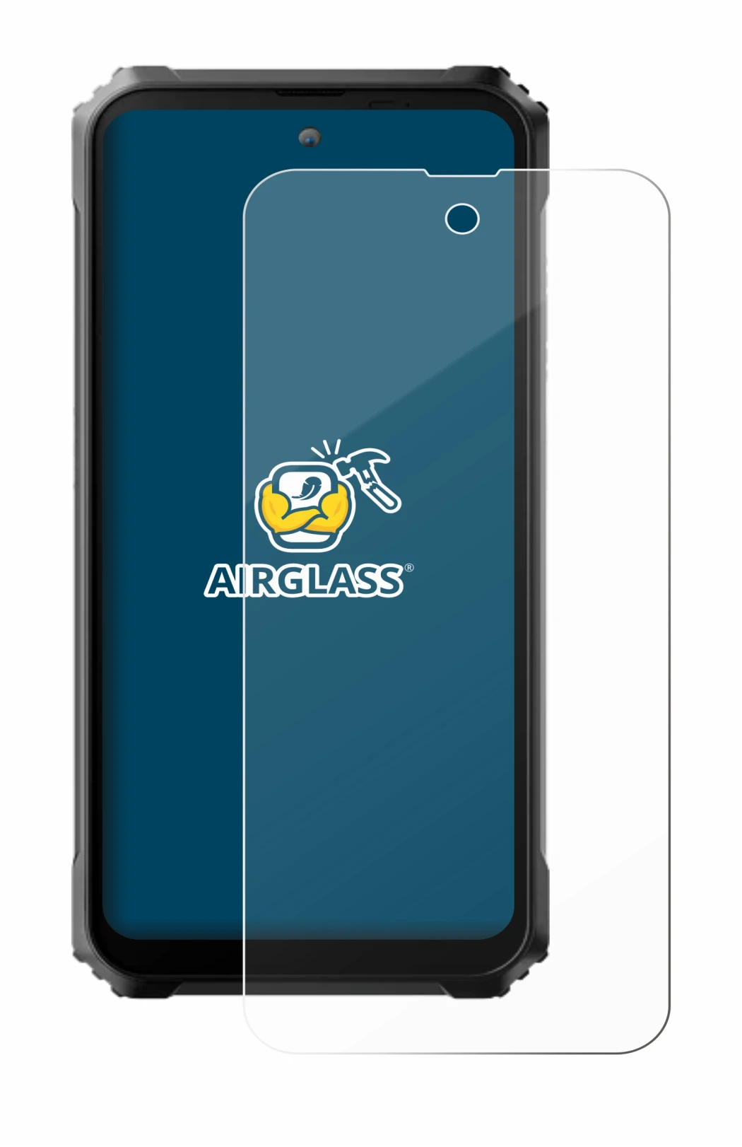 Immagine del dispositivo Blackview BL9000 Pro con un'ampia varietà di protezioni per lo schermo.