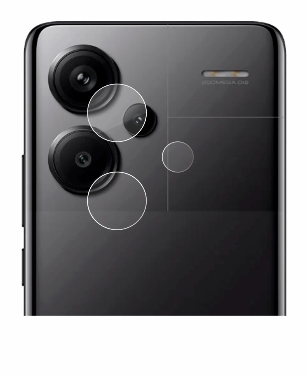 Immagine del dispositivo Xiaomi Redmi Note 13 Pro+ 5G (SOLO Fotocamera) con un'ampia varietà di protezioni per lo schermo.