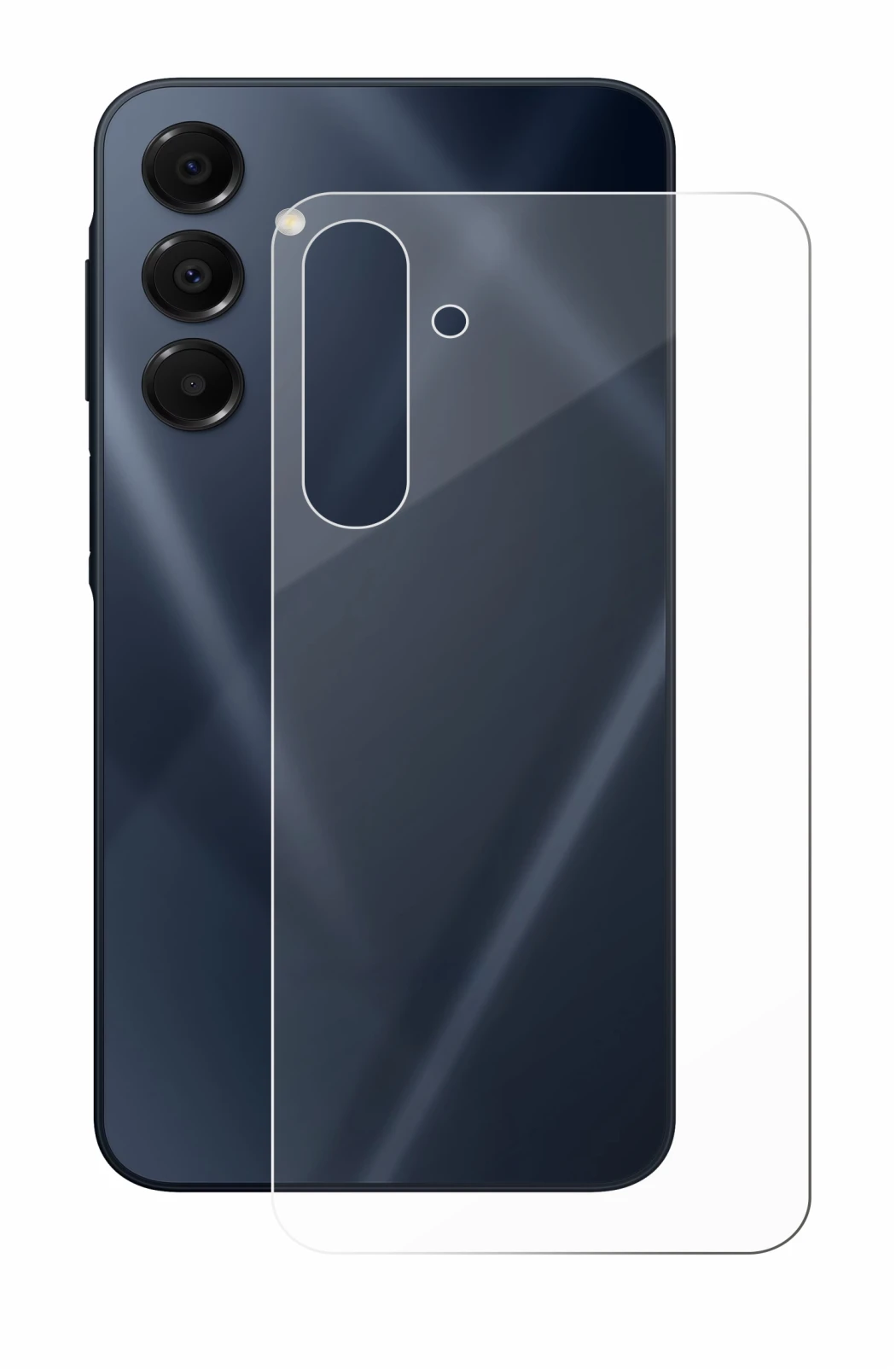 Immagine del dispositivo Samsung Galaxy A16 5G (Posteriore) con un'ampia varietà di protezioni per lo schermo.