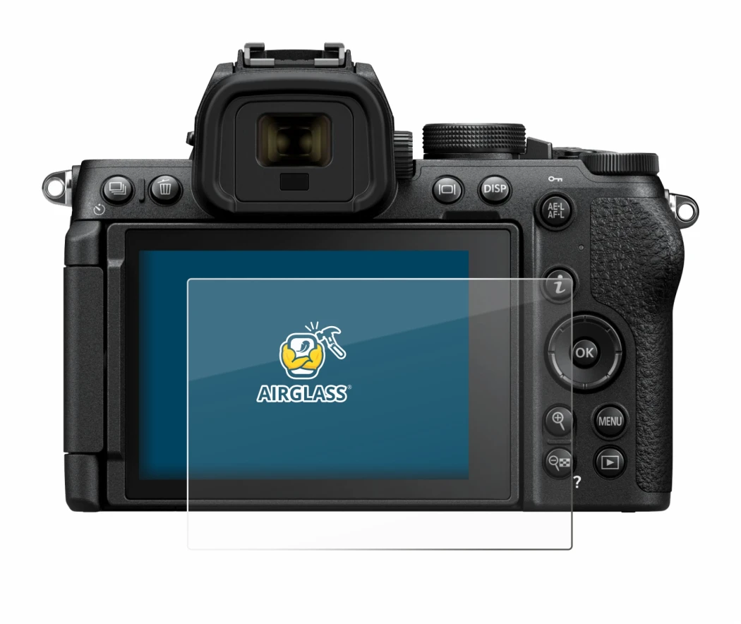 Immagine del dispositivo Nikon Z50 II con un'ampia varietà di protezioni per lo schermo.