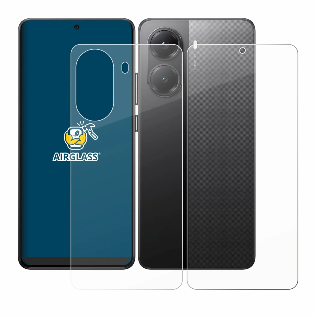 Immagine del dispositivo Xiaomi Poco X7 Pro (Fronte+Retro) con un'ampia varietà di protezioni per lo schermo.