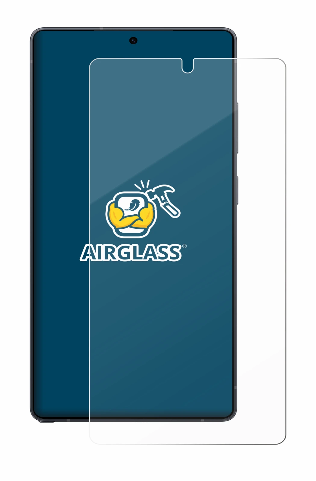 Immagine del dispositivo Samsung Galaxy S25 Ultra con un'ampia varietà di protezioni per lo schermo.