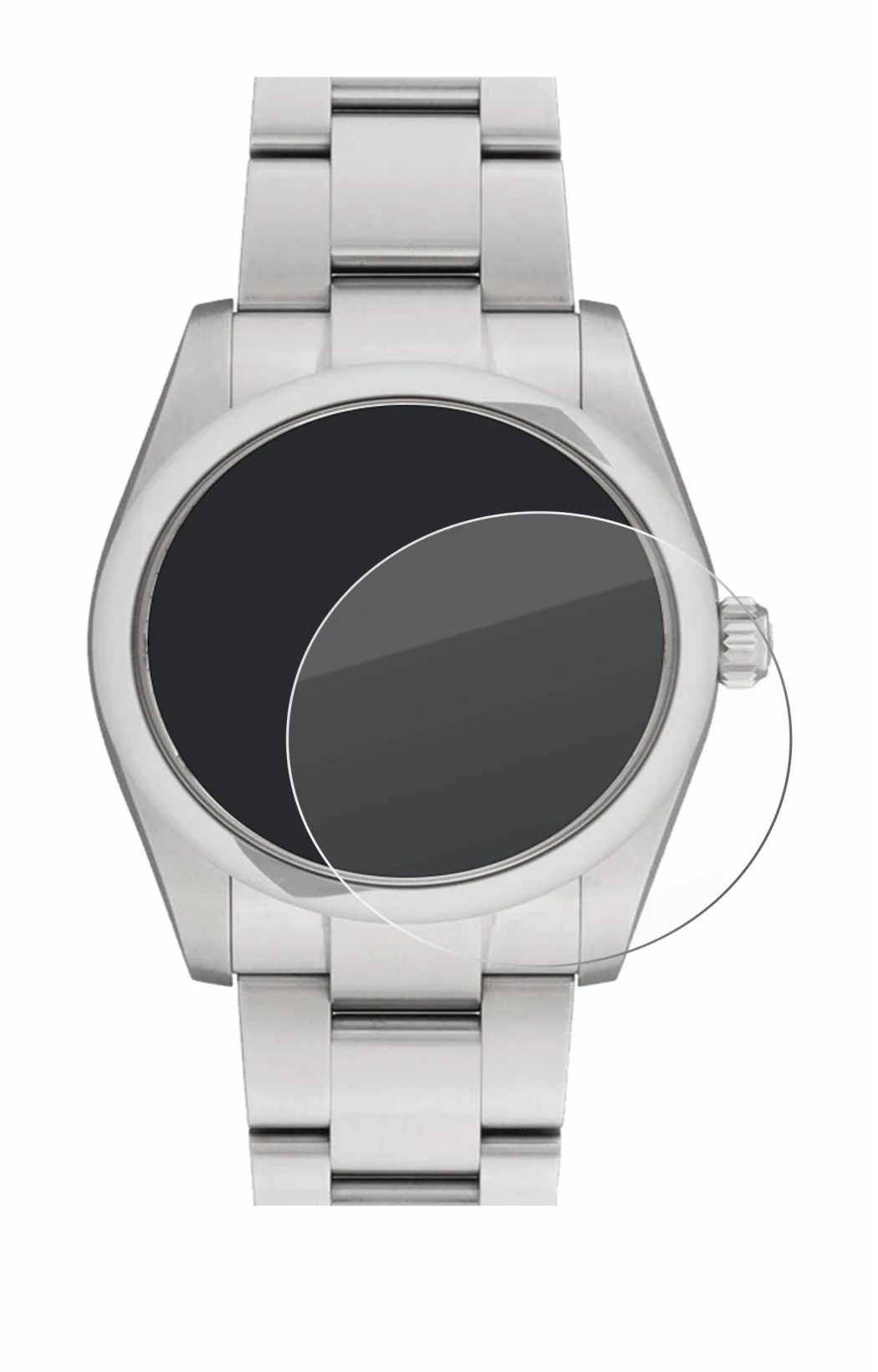 Immagine del dispositivo Rolex Oyster Perpetual 34 con un'ampia varietà di protezioni per lo schermo.