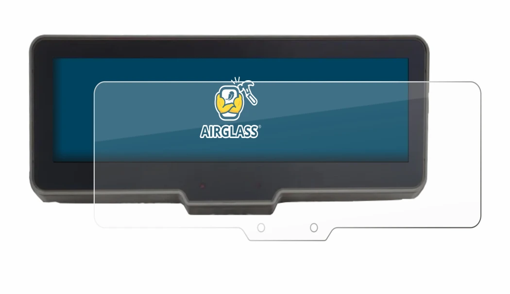 Immagine del dispositivo KTM 990 Duke R 2025 con un'ampia varietà di protezioni per lo schermo.