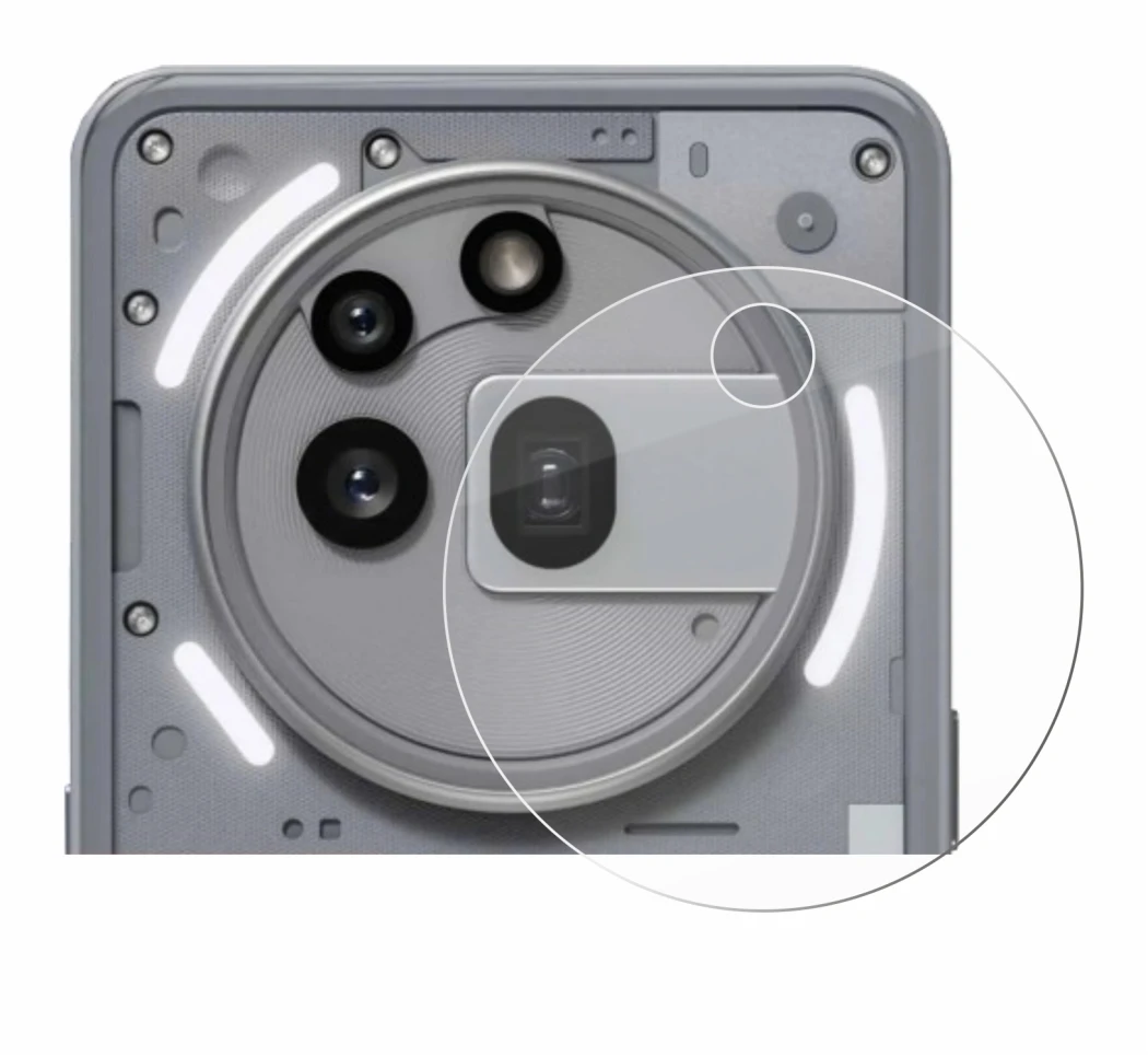 Immagine del dispositivo Nothing Phone (3a) Pro (SOLO Fotocamera) con un'ampia varietà di protezioni per lo schermo.