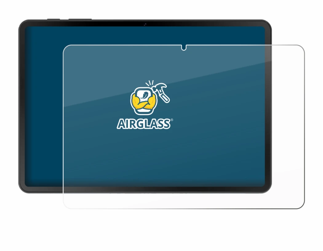 Immagine del dispositivo Doogee Tab A9 con un'ampia varietà di protezioni per lo schermo.