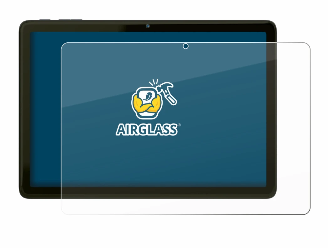 Immagine del dispositivo VALE Tablet V10A con un'ampia varietà di protezioni per lo schermo.