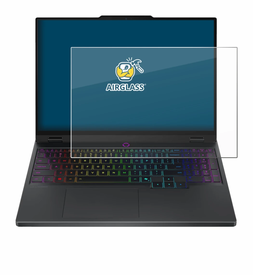 Immagine del dispositivo Lenovo Legion 5 15IRX10 83LY con un'ampia varietà di protezioni per lo schermo.