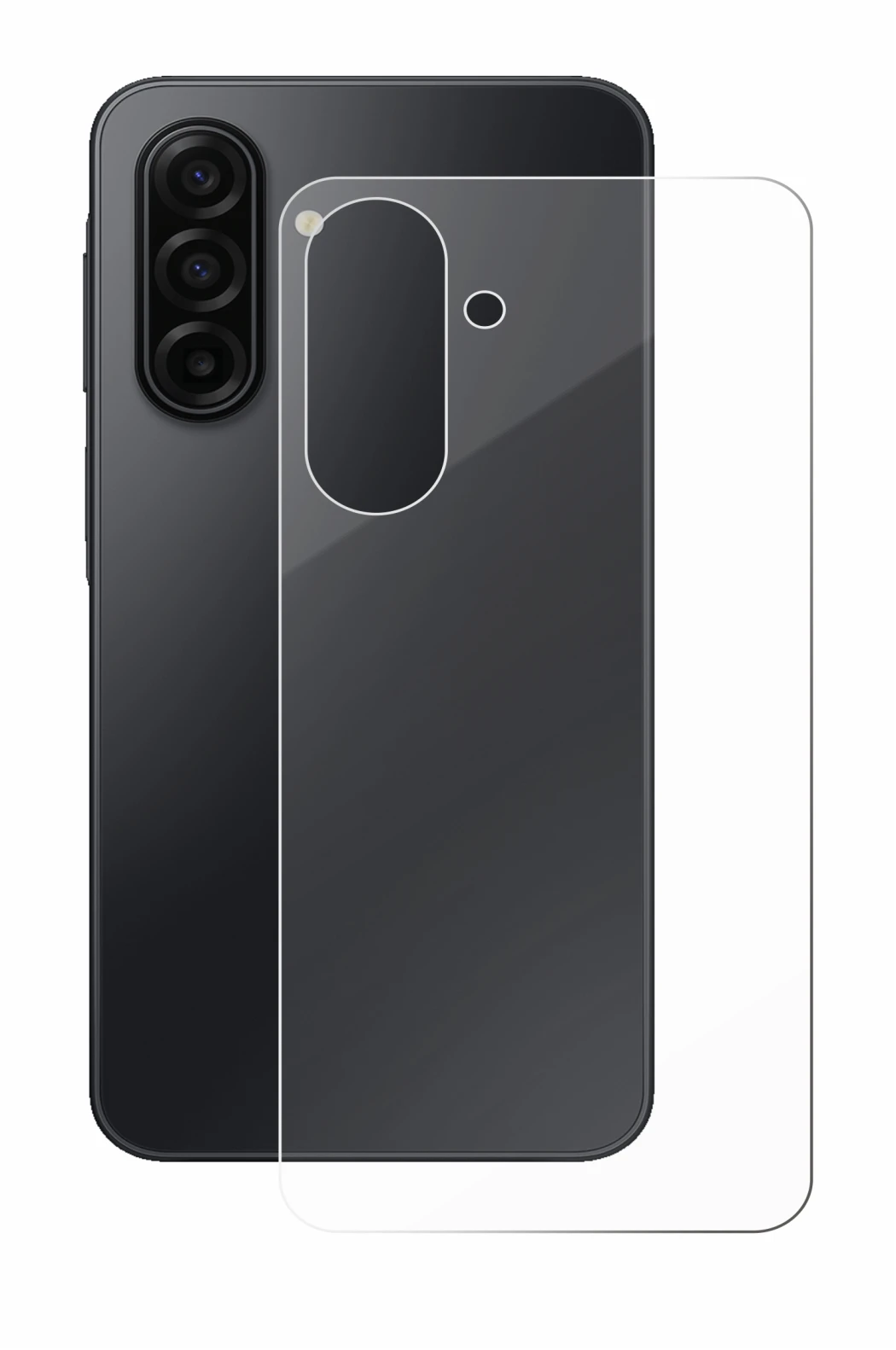 Immagine del dispositivo Samsung Galaxy A17 5G (Posteriore) con un'ampia varietà di protezioni per lo schermo.