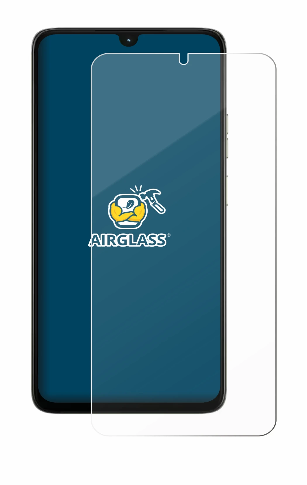 Immagine del dispositivo Motorola Moto G06 con un'ampia varietà di protezioni per lo schermo.