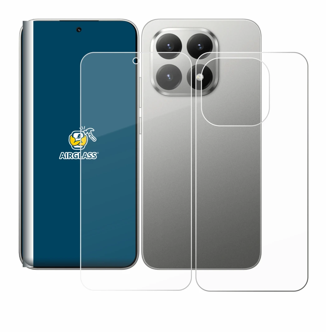 Immagine del dispositivo Xiaomi 15T (Fronte+Retro) con un'ampia varietà di protezioni per lo schermo.