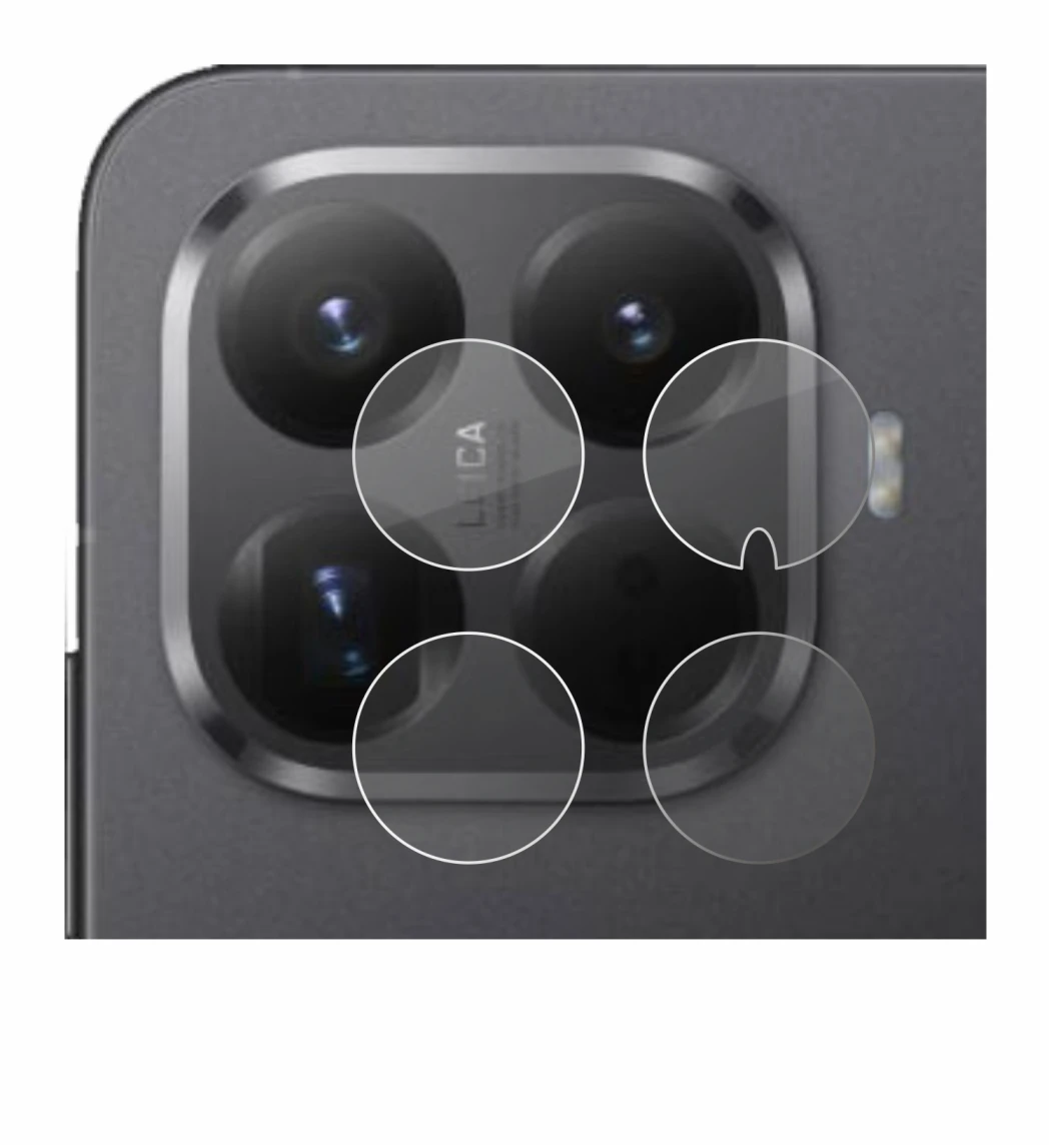 Immagine del dispositivo Xiaomi 15T Pro (SOLO Fotocamera) con un'ampia varietà di protezioni per lo schermo.