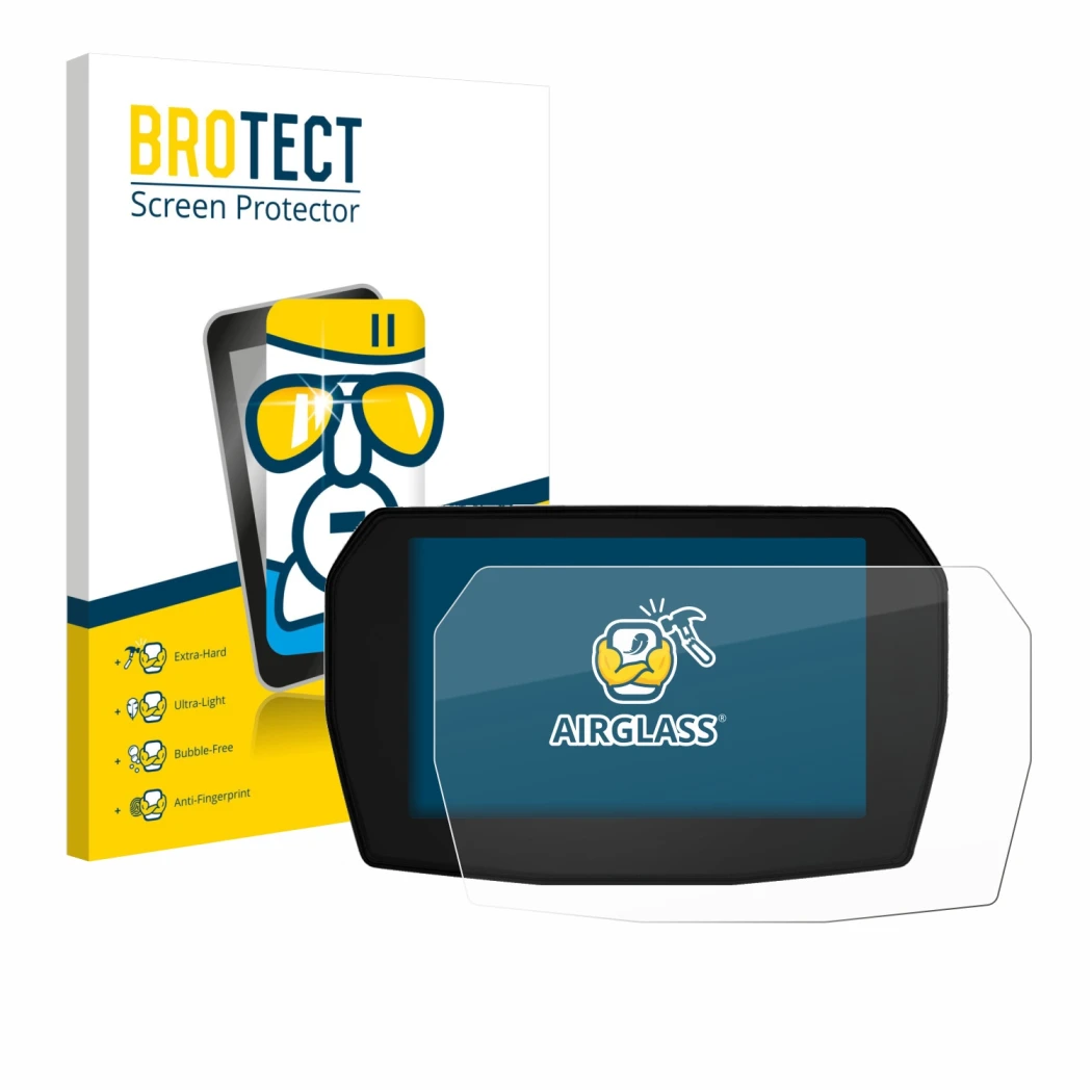 Parte frontale di una confezione del prodotto con il logo del marchio BROTECT. Accanto è raffigurato il dispositivo Ducati Pan