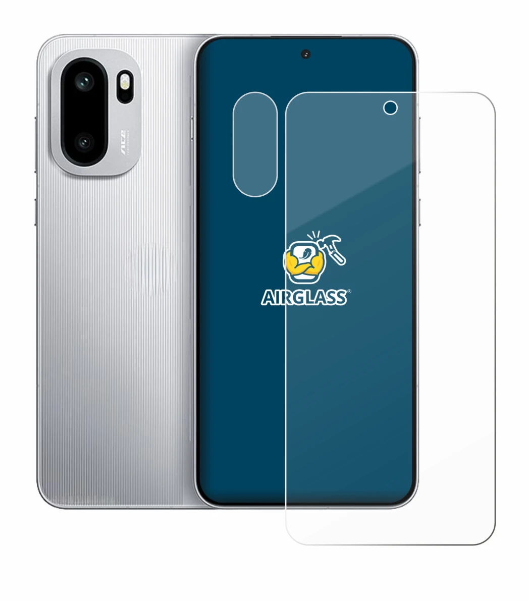 Immagine del dispositivo OnePlus 15R (Fronte+Fotocamera) con un'ampia varietà di protezioni per lo schermo.