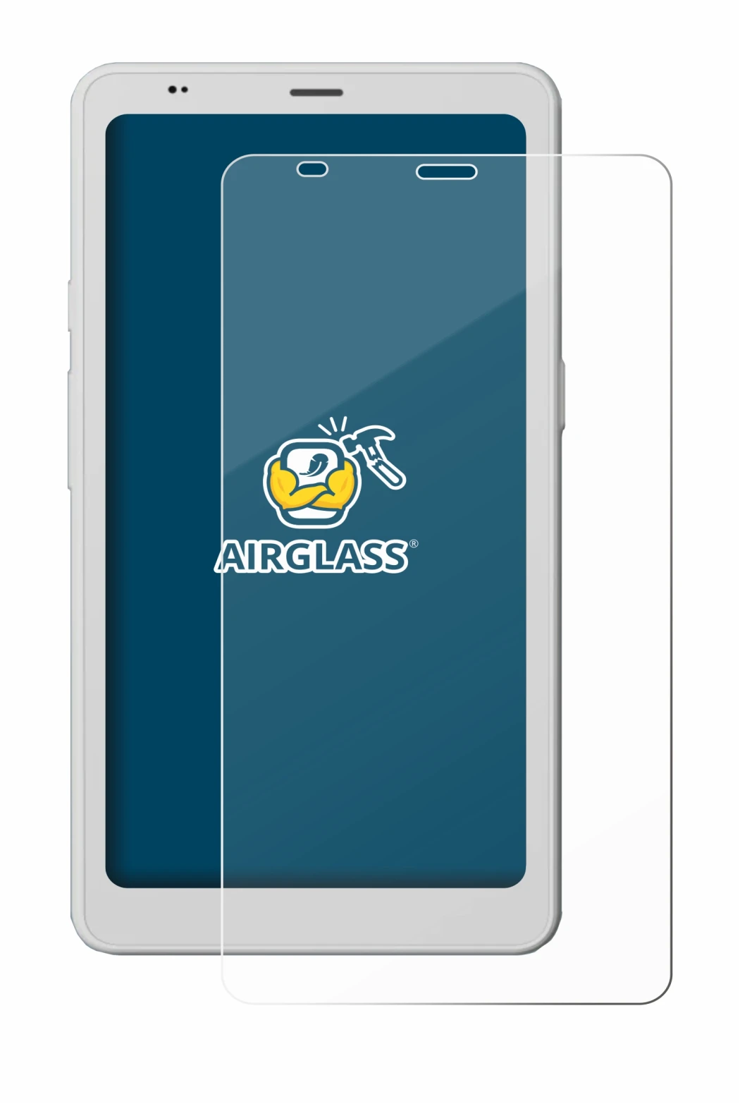 Immagine del dispositivo Boox Palma 2 Pro con un'ampia varietà di protezioni per lo schermo.