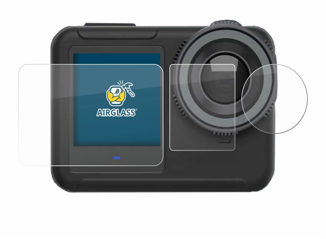 Immagine del dispositivo SVBONY SVGO3 4K con un'ampia varietà di protezioni per lo schermo.