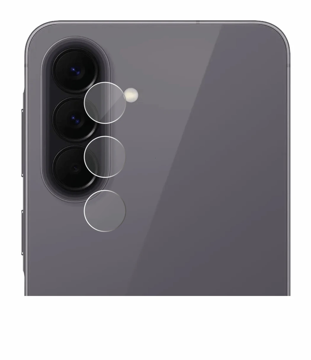 Immagine del dispositivo Samsung Galaxy A57 5G (SOLO Fotocamera) con un'ampia varietà di protezioni per lo schermo.