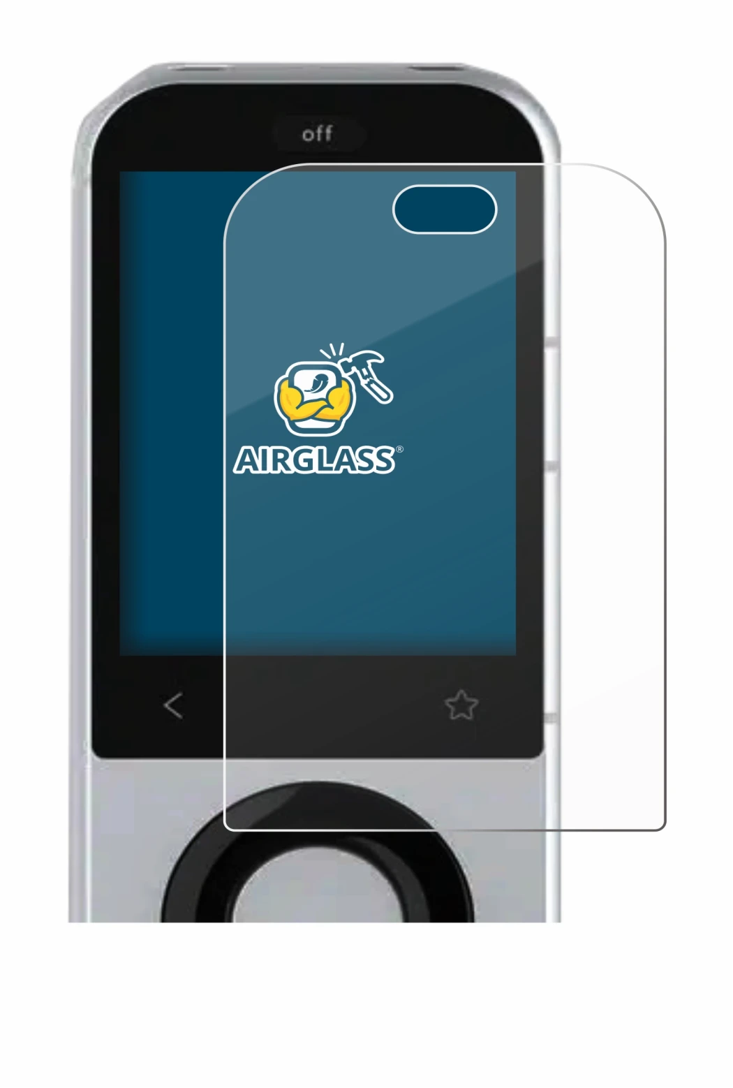 Immagine del dispositivo Sofabaton X2 con un'ampia varietà di protezioni per lo schermo.