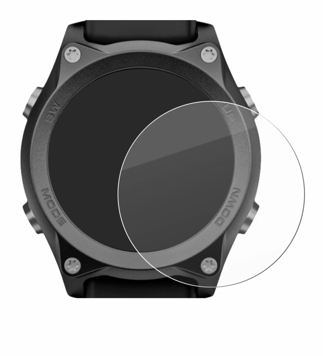 Immagine del dispositivo Mares Sirius con un'ampia varietà di protezioni per lo schermo.