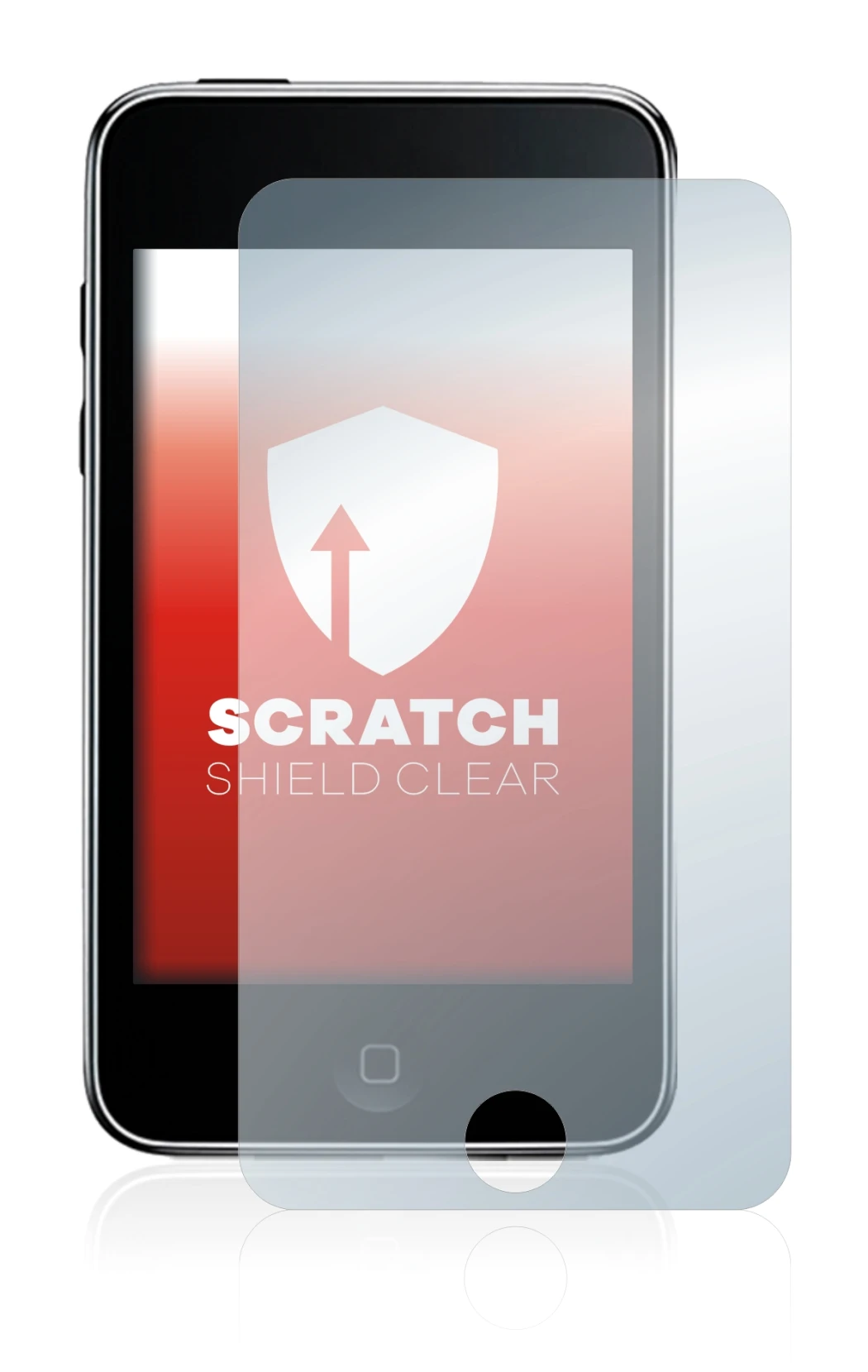 Immagine del dispositivo Apple iPod Touch (2a Gen.) con un'ampia varietà di protezioni per lo schermo.