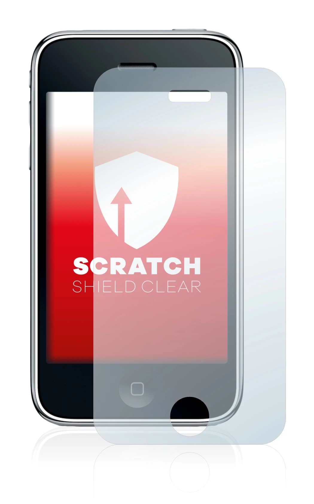 Immagine del dispositivo Apple iPhone 3GS con un'ampia varietà di protezioni per lo schermo.