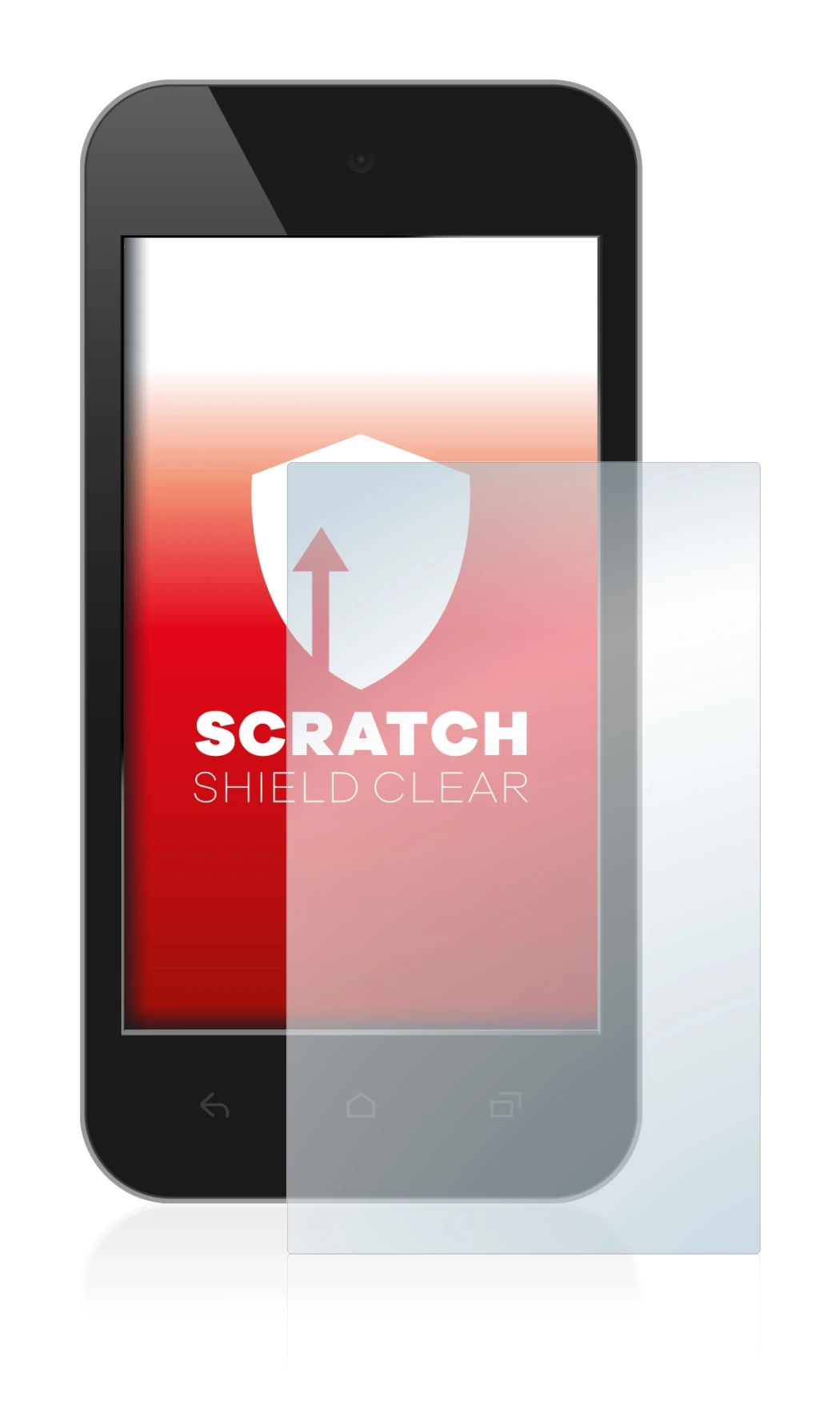 Immagine del dispositivo con un'ampia varietà di protezioni per lo schermo.