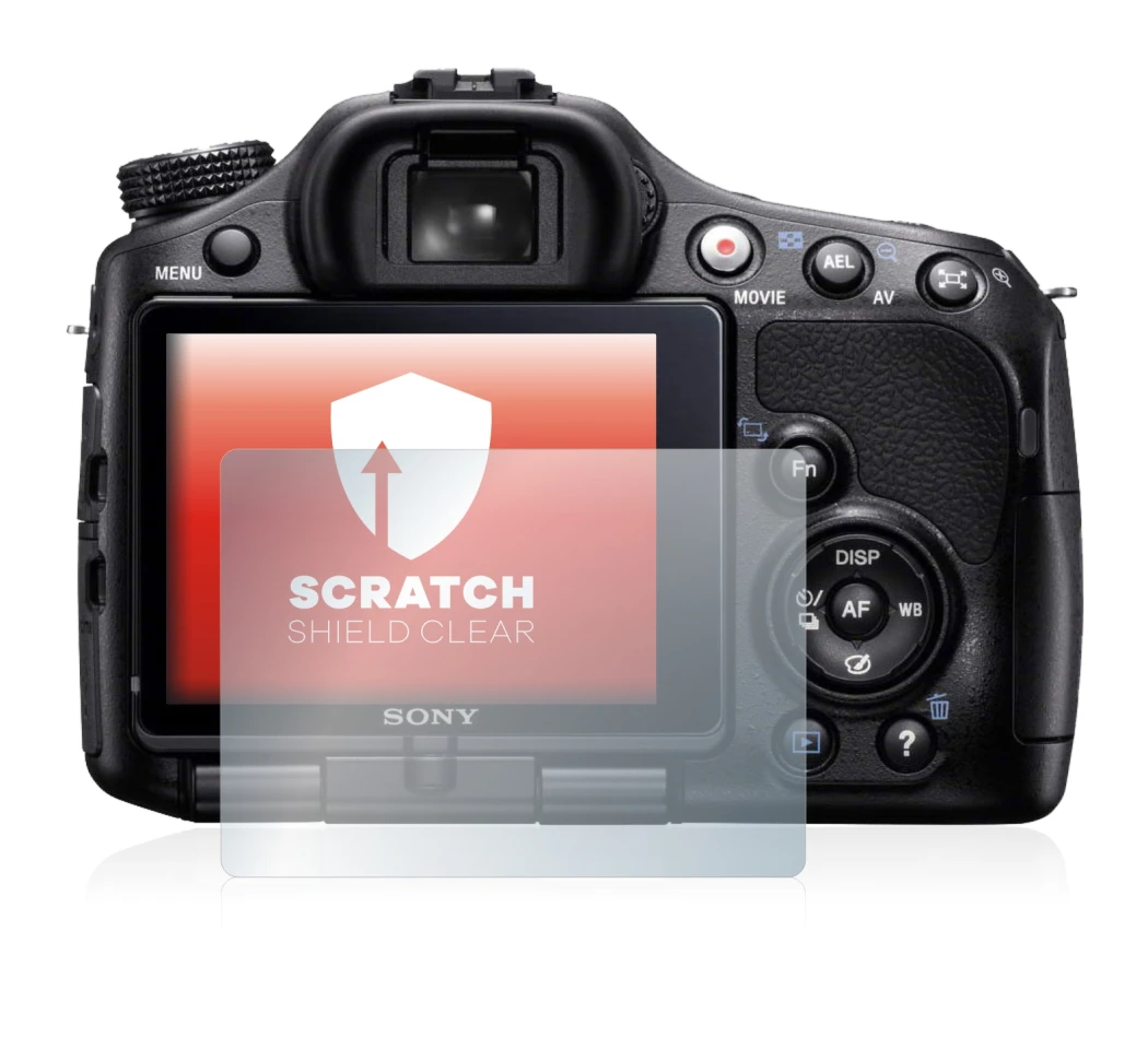 Immagine del dispositivo Sony Alpha 65V (SLT-A65V) con un'ampia varietà di protezioni per lo schermo.