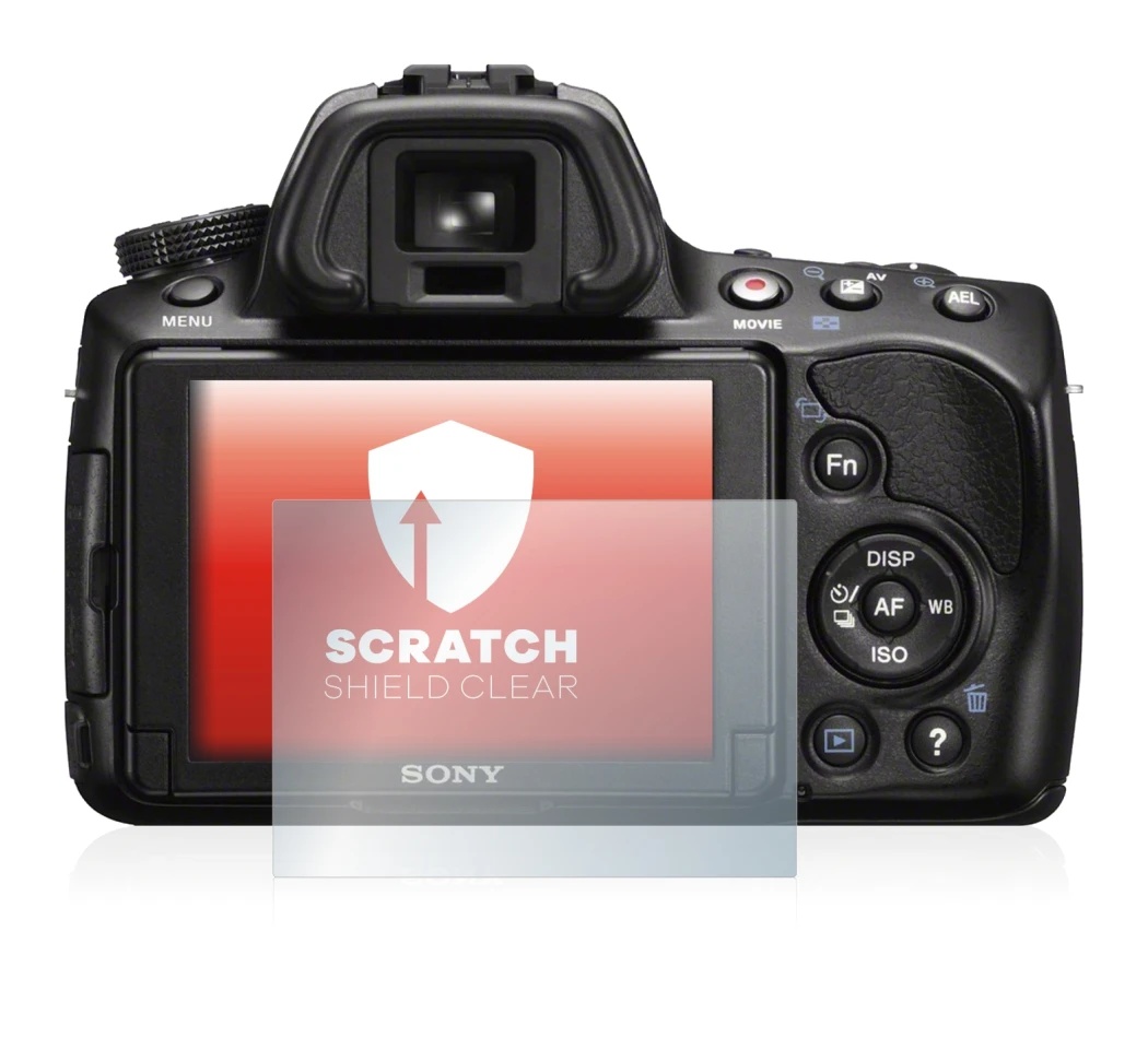 Immagine del dispositivo Sony Alpha 37 (SLT-A37) con un'ampia varietà di protezioni per lo schermo.