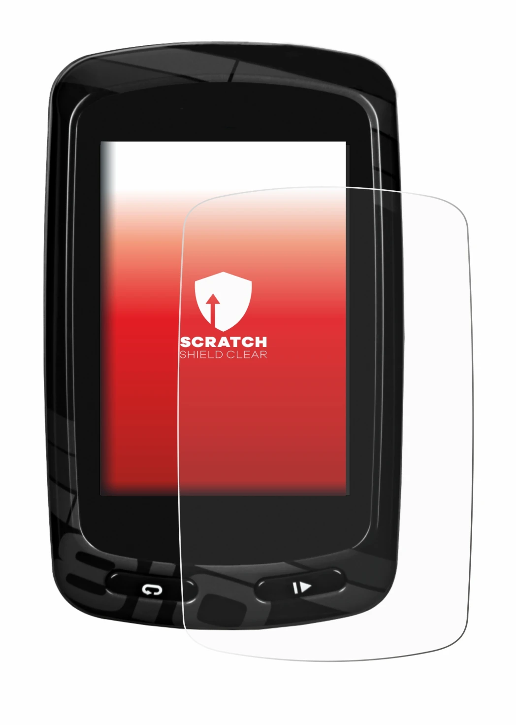 Immagine del dispositivo Garmin Edge 810 con un'ampia varietà di protezioni per lo schermo.
