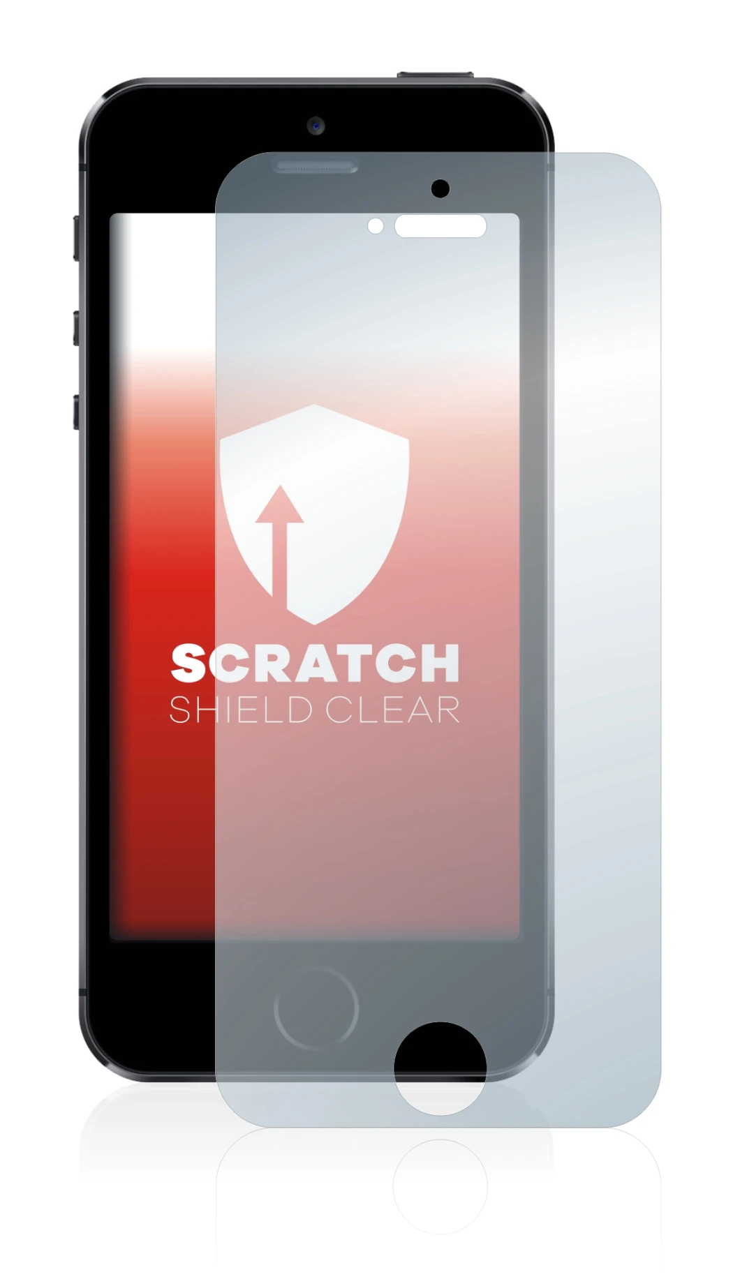 Immagine del dispositivo Apple iPhone 5S con un'ampia varietà di protezioni per lo schermo.