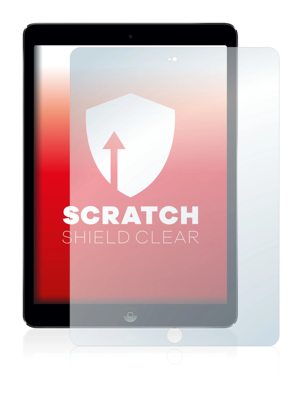 Immagine del dispositivo Apple iPad Air 2013 con un'ampia varietà di protezioni per lo schermo.